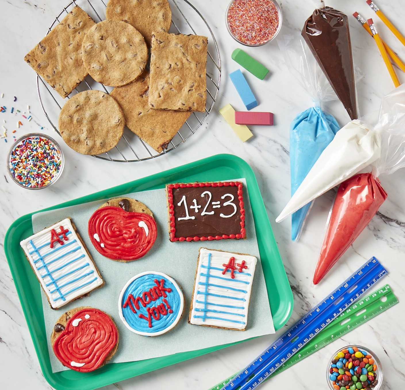 Back to School Decorating Kit (12 Count) - Great American Cookies