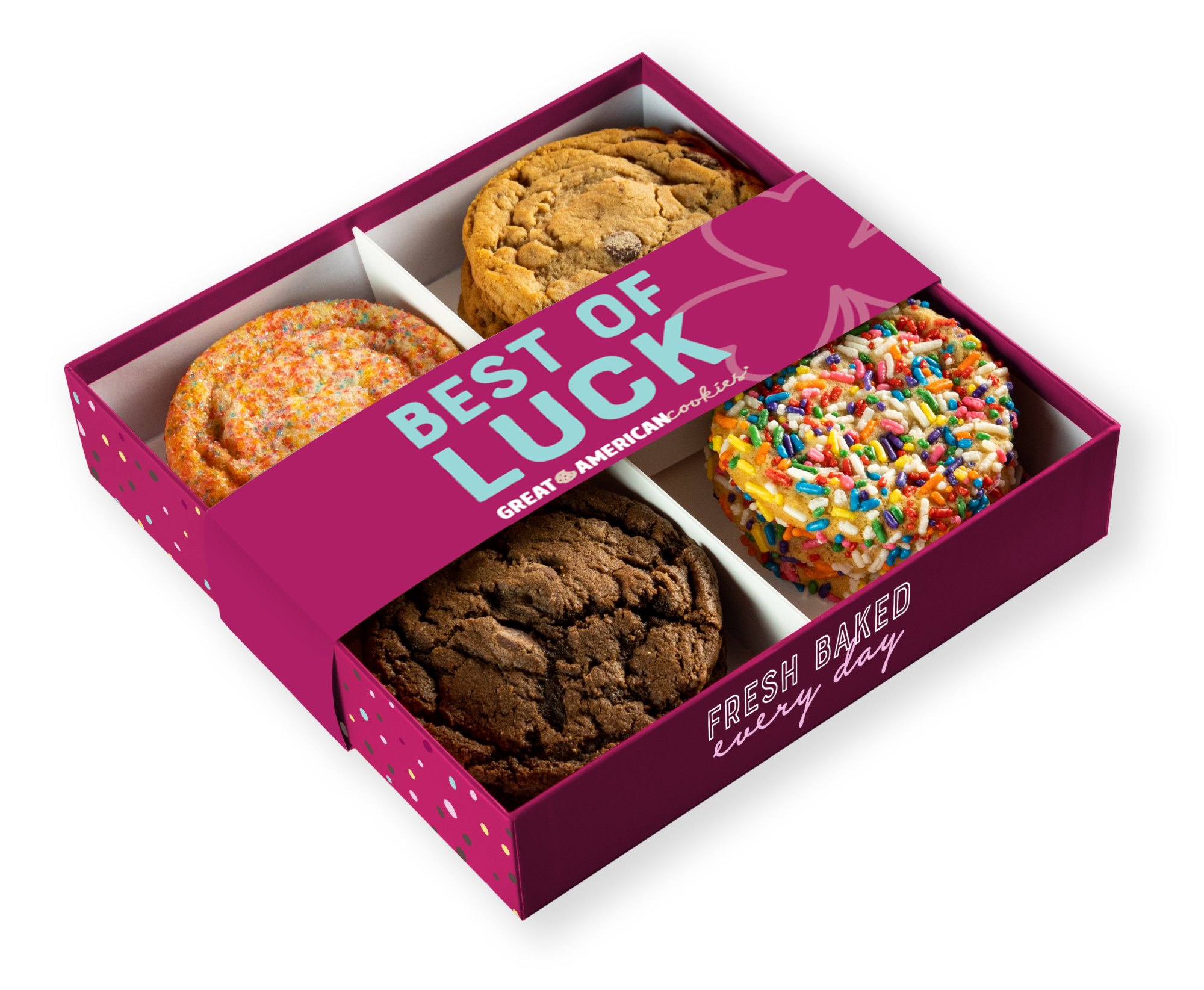 OSU Striped One Dozen Cookie Gift Box - Assorted Flavors